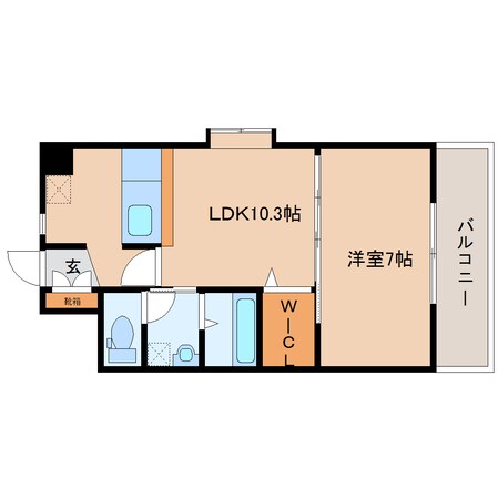 新大宮駅 徒歩7分 6階の物件間取画像